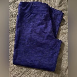 Purple and Black Leggings